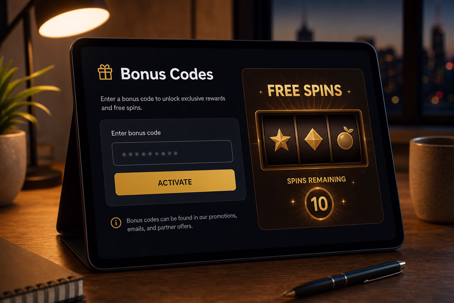 Terms Associated with Free Spins